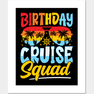 Birthday cruise squad Posters and Art